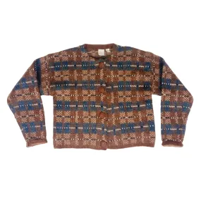 90s Chunky Knit Mohair Cardigan (M)