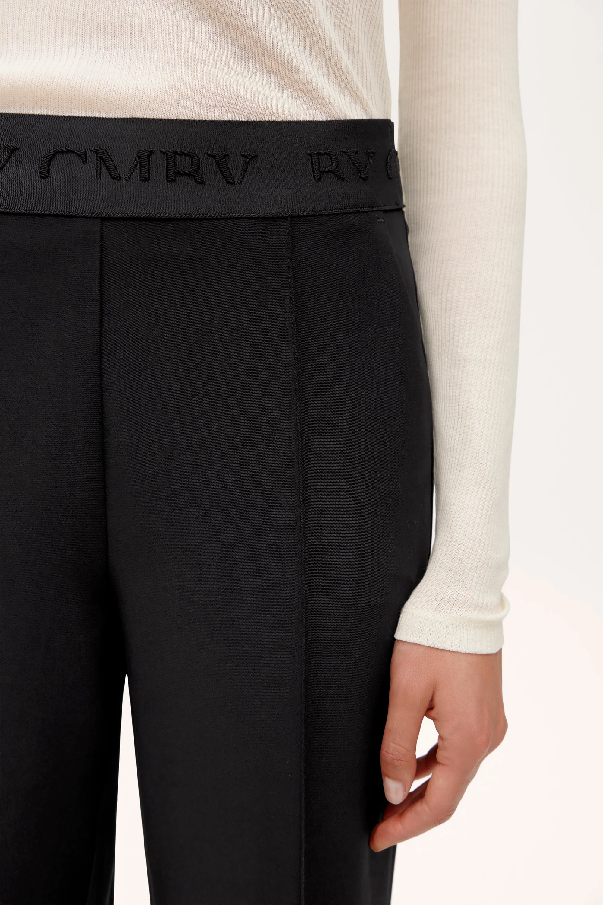 Ava Wide Leg Pants - Black