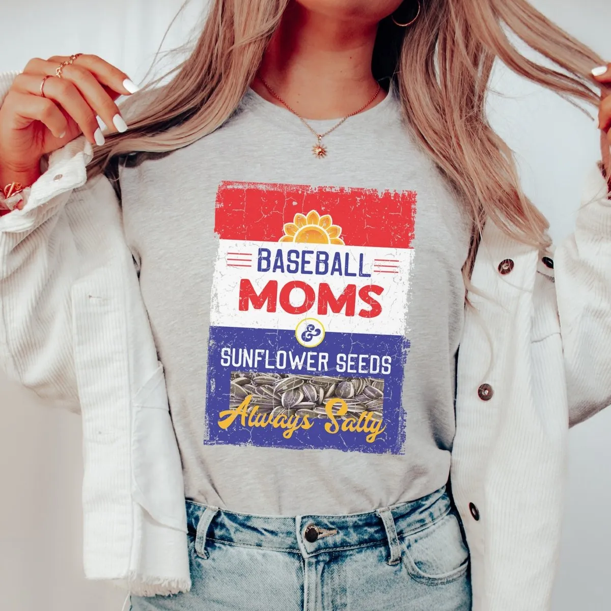 Baseball Moms and Sunflower Seeds Tee