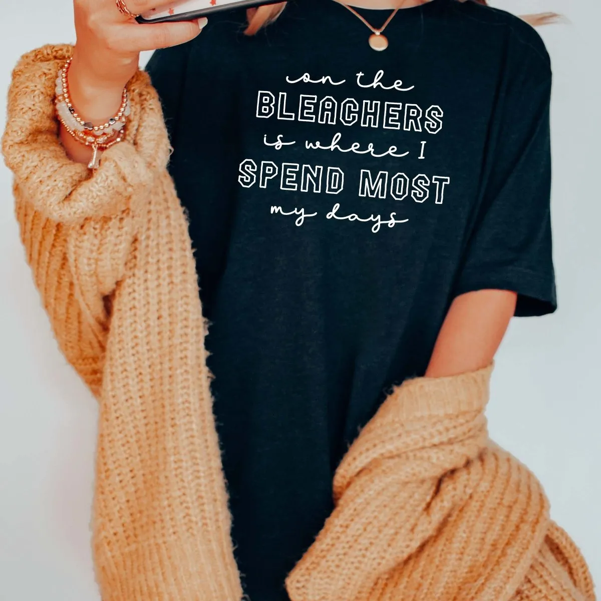 Bleachers Spend Most of My Days Tee