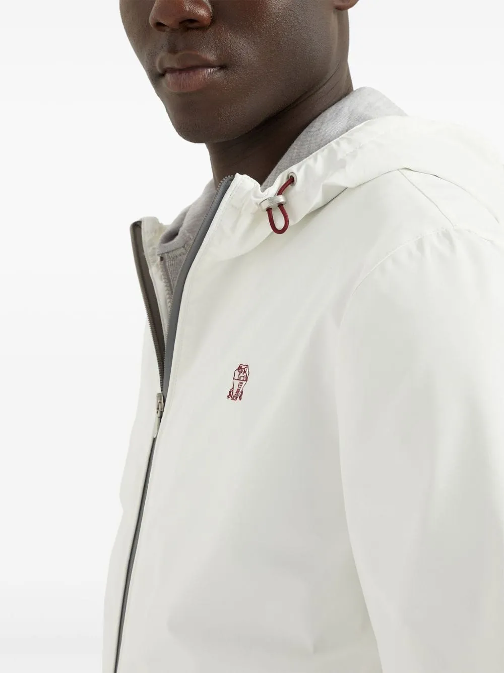 Bonded Hooded Logo Jacket
