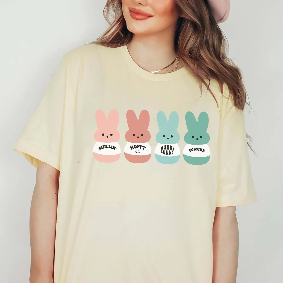 Bunnies In A Row Bella Tee