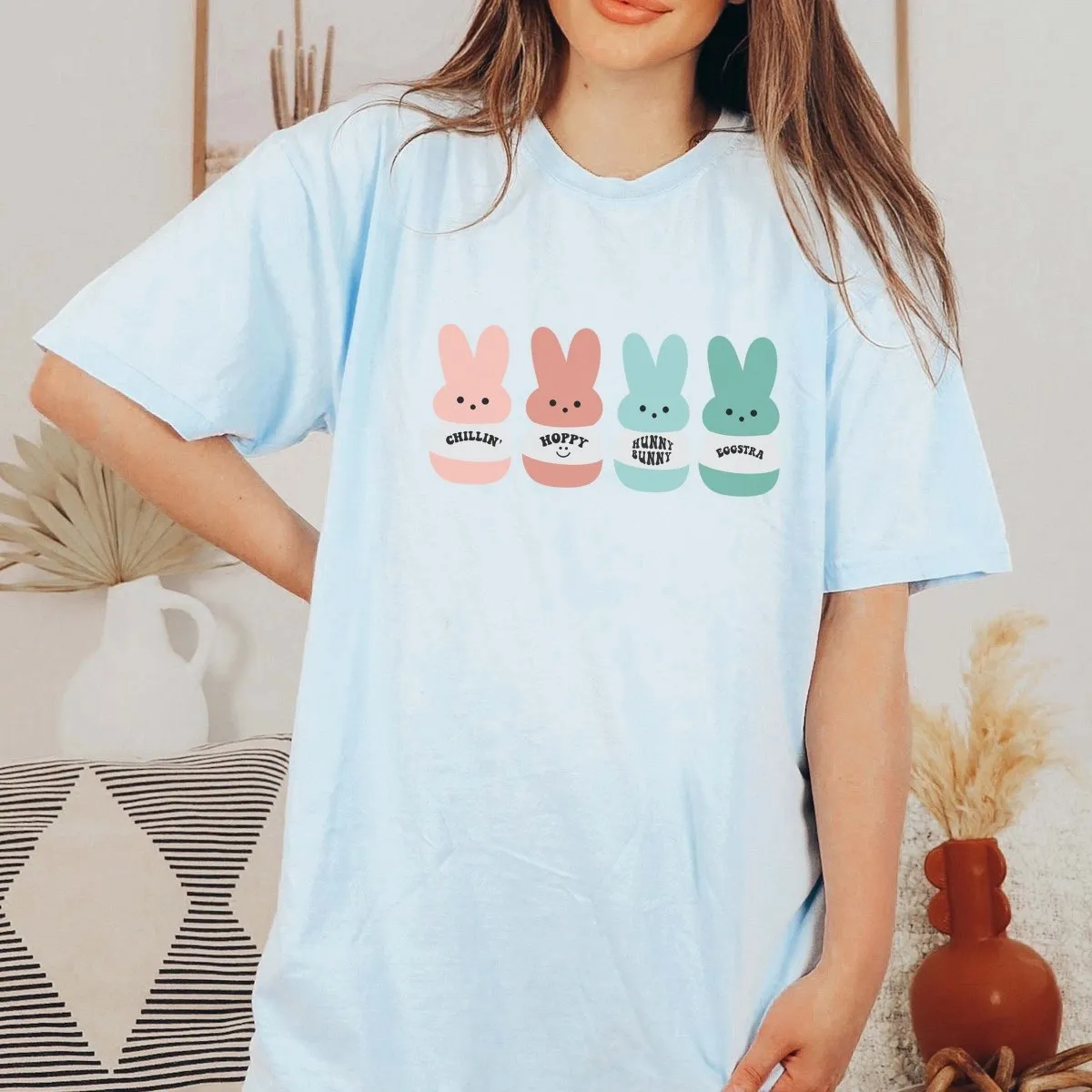 Bunnies In A Row Bella Tee
