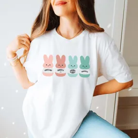 Bunnies In A Row Bella Tee