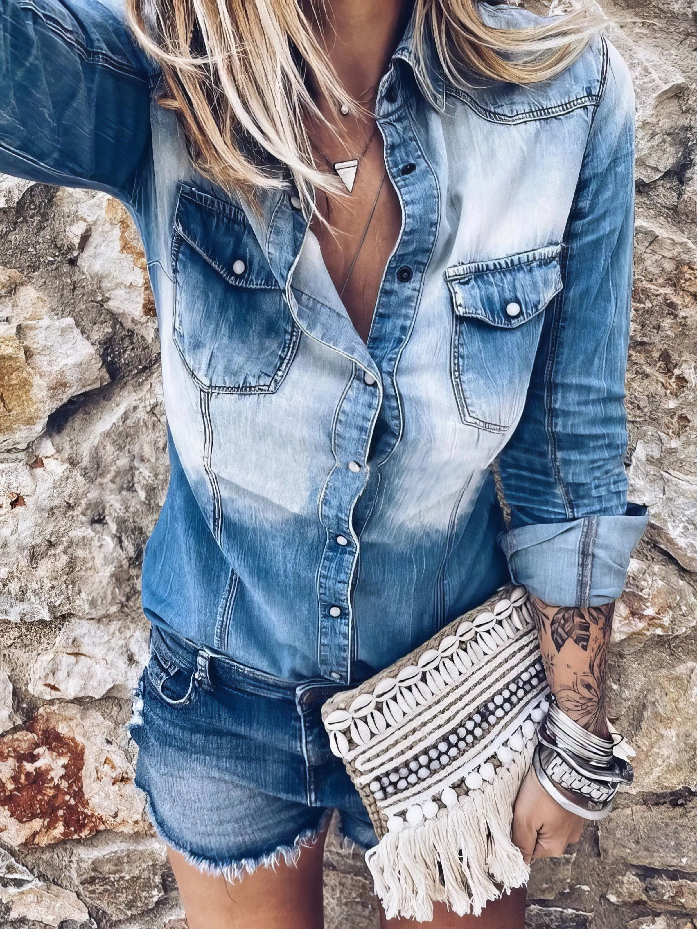 Casual Denim Shirt