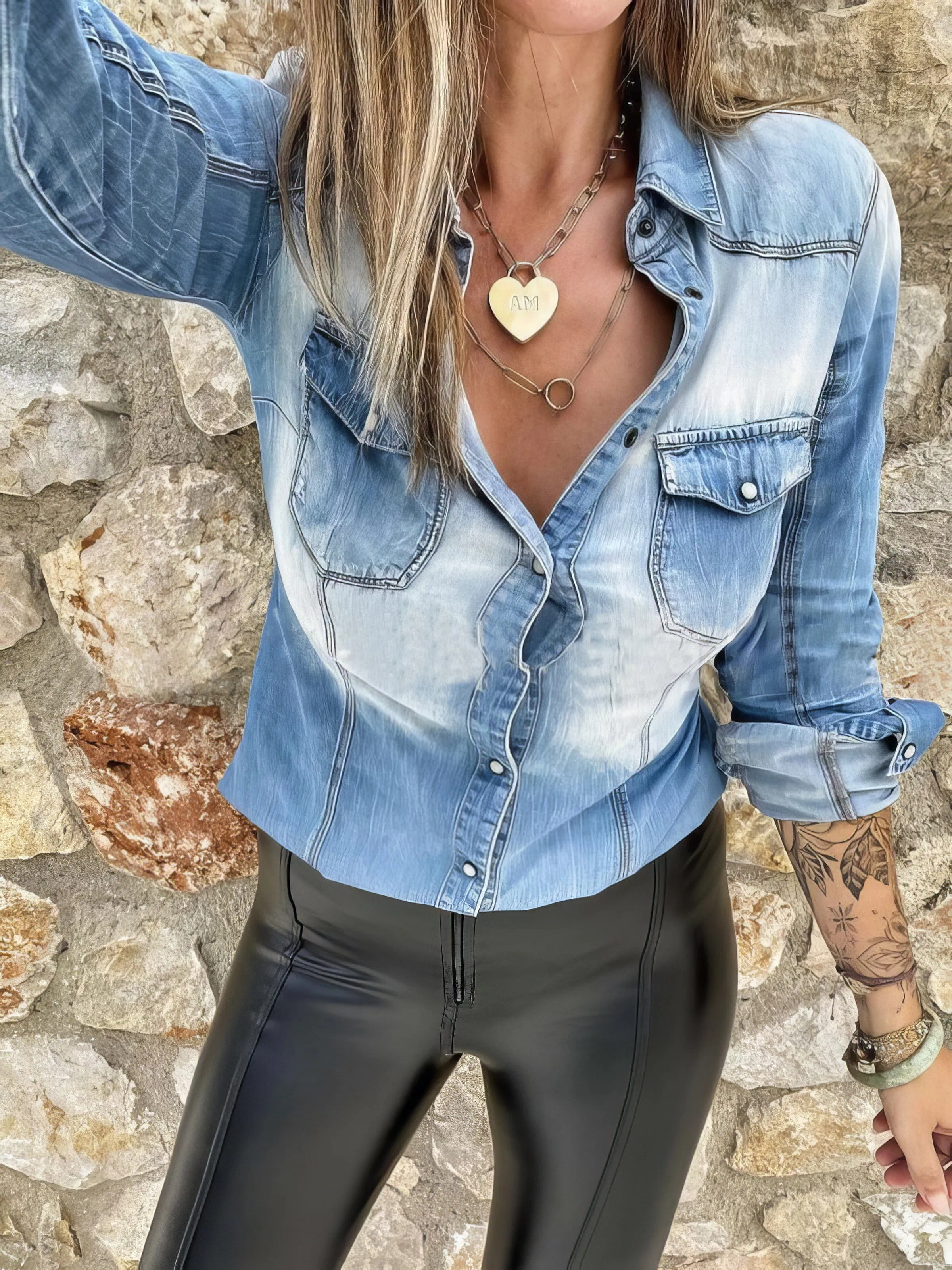 Casual Denim Shirt