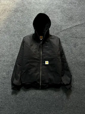 Custom handpick Verveix - Carhartt Rework Style Black Hooded Jackets