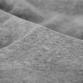 Deadstock Organic Cotton Sweatshirt Fleece - Medium Heather Grey