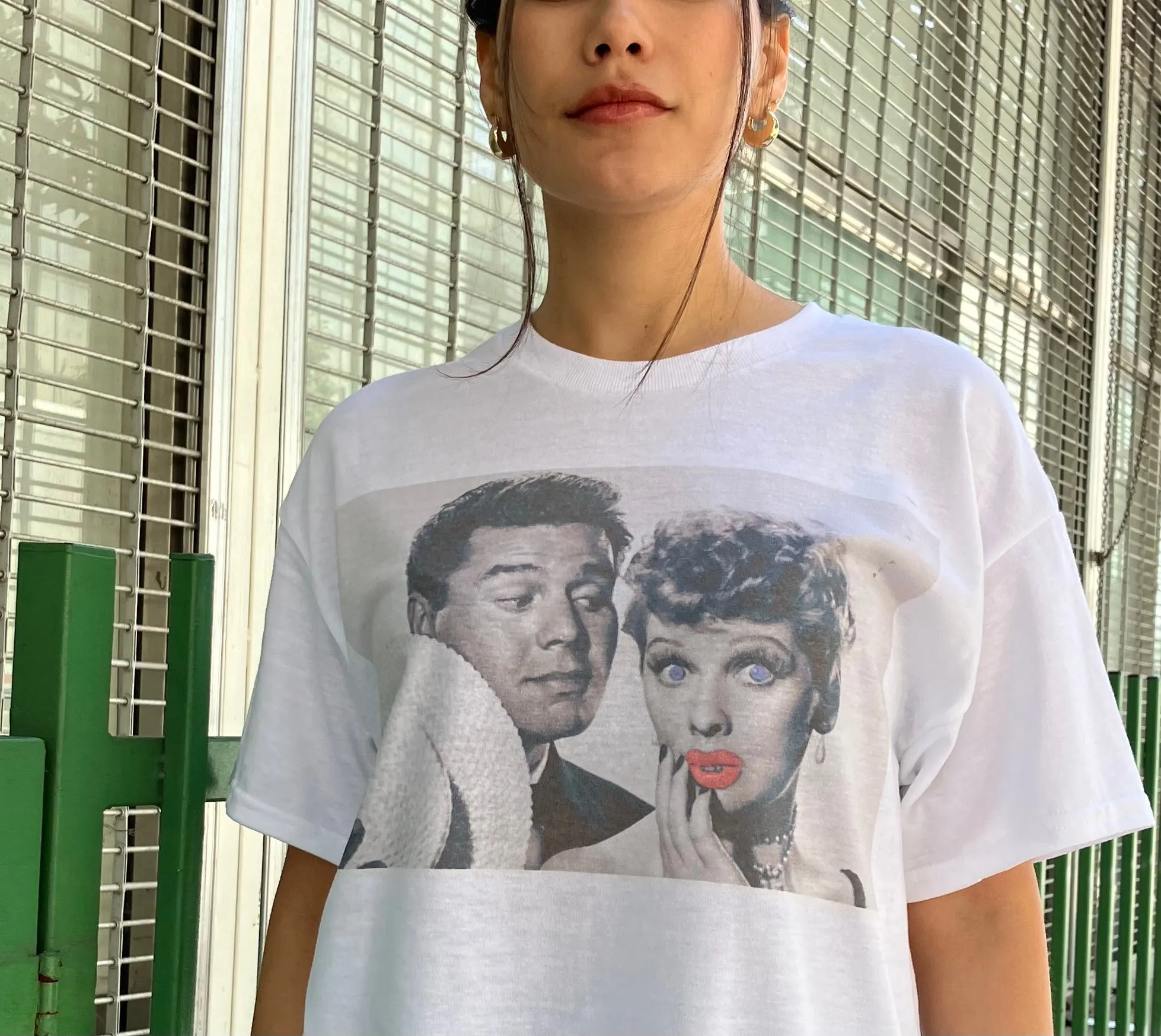 I Love Lucy Retro Vintage Graphic Design T-shirt
