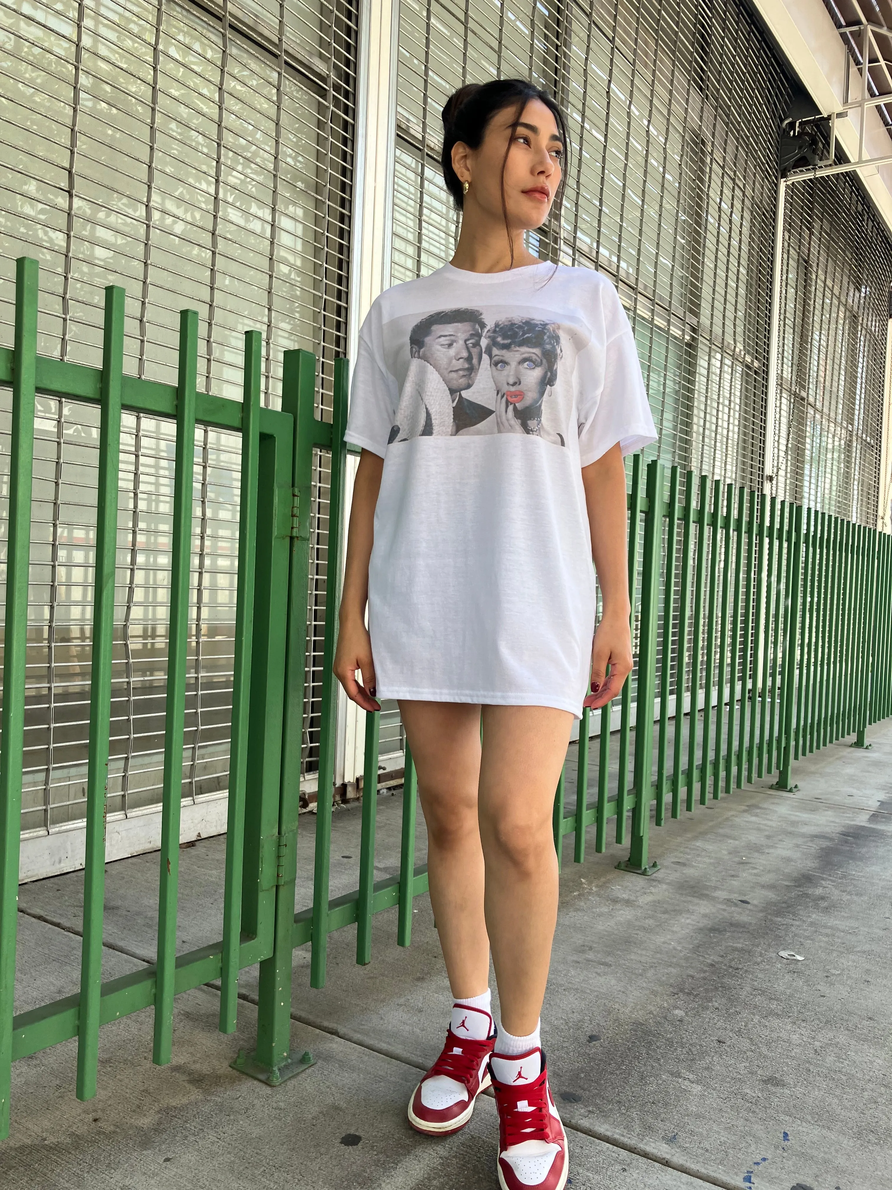 I Love Lucy Retro Vintage Graphic Design T-shirt