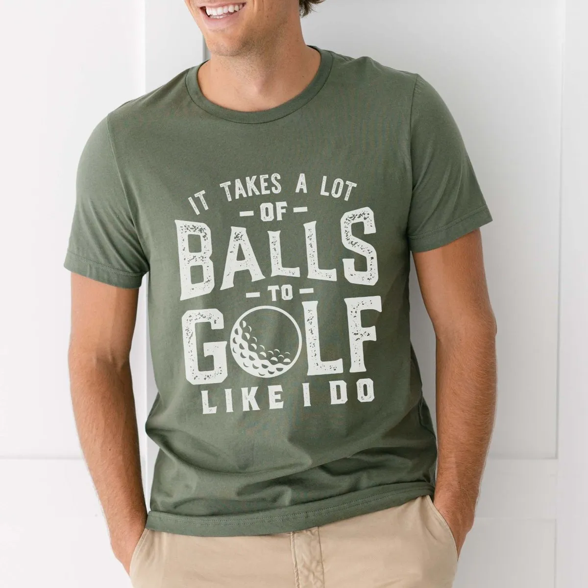 It Takes A Lot Of Balls to Golf Graphic Tee