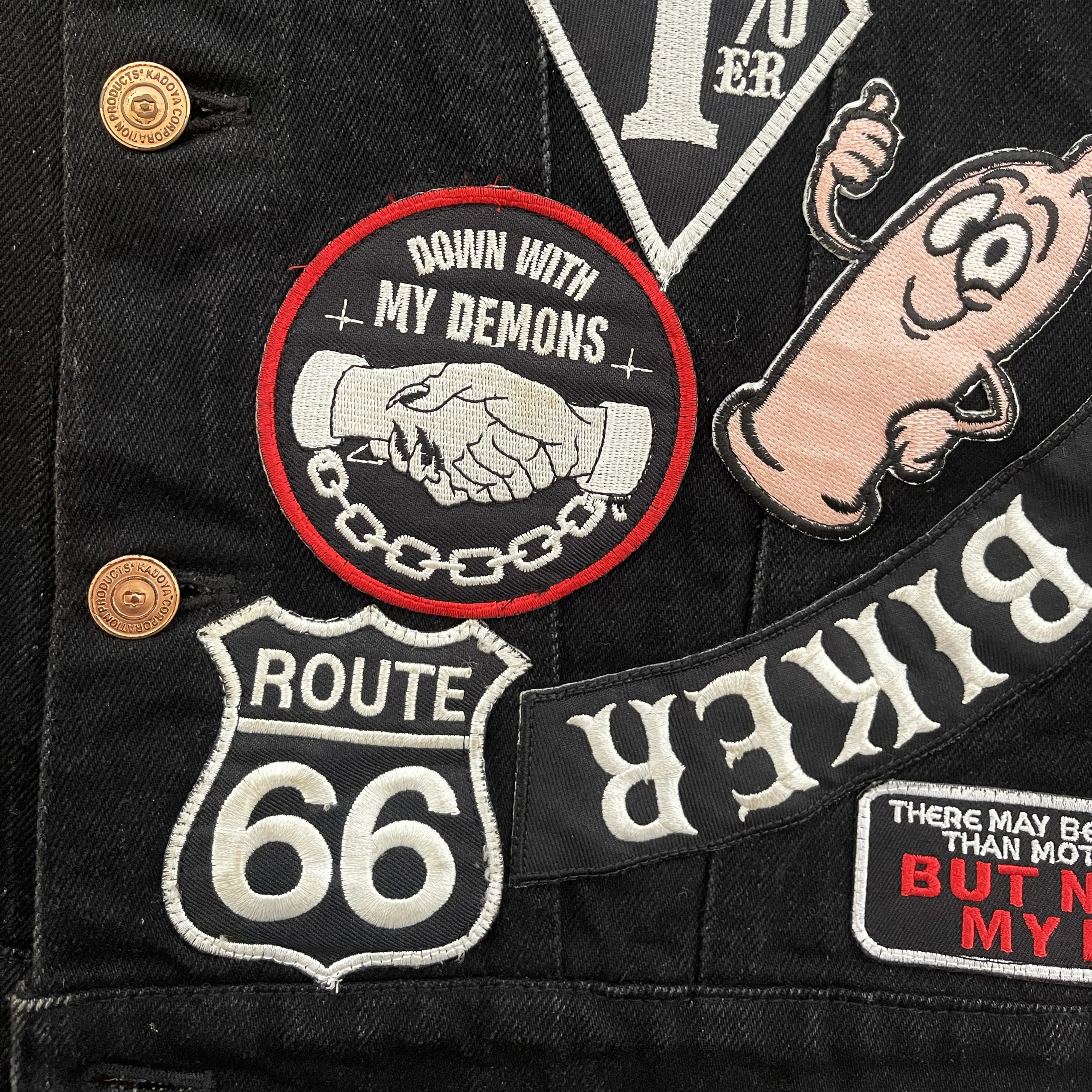 Kadoya Denim Biker Vest