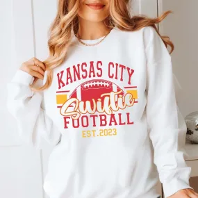 KC Swiftie Football Crew Sweatshirt