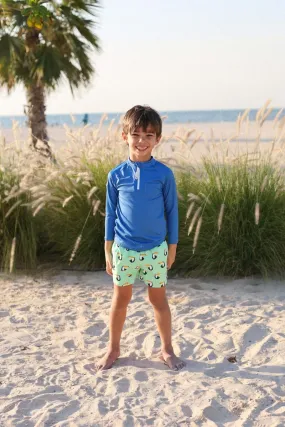 Kids UV T-Shirt - Long sleeve  - Deep Blue
