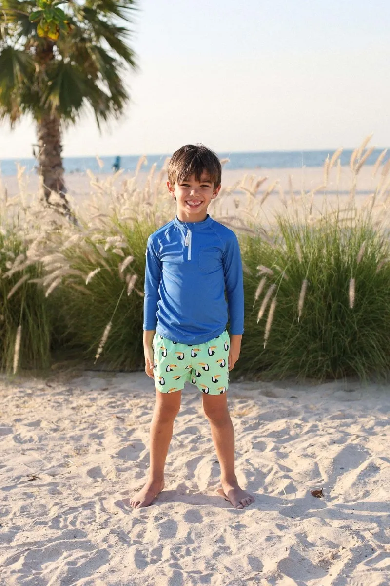 Kids UV T-Shirt - Long sleeve  - Deep Blue