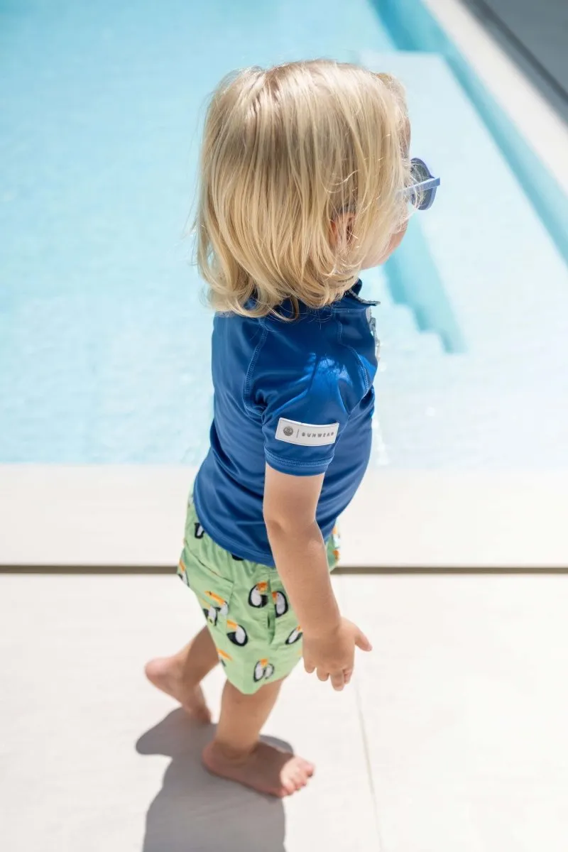 Kids UV T-Shirt - Short sleeve  - Deep Blue