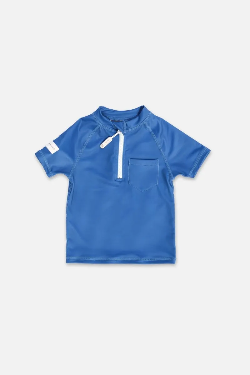Kids UV T-Shirt - Short sleeve  - Deep Blue