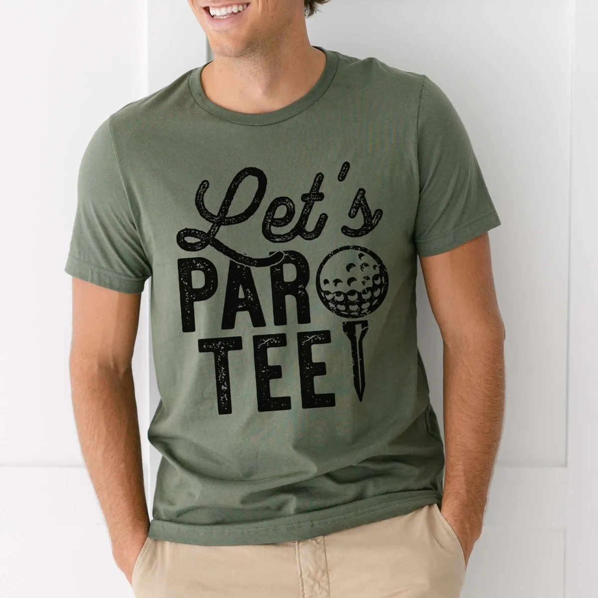 Lets Par-Tee Golf Graphic Tee
