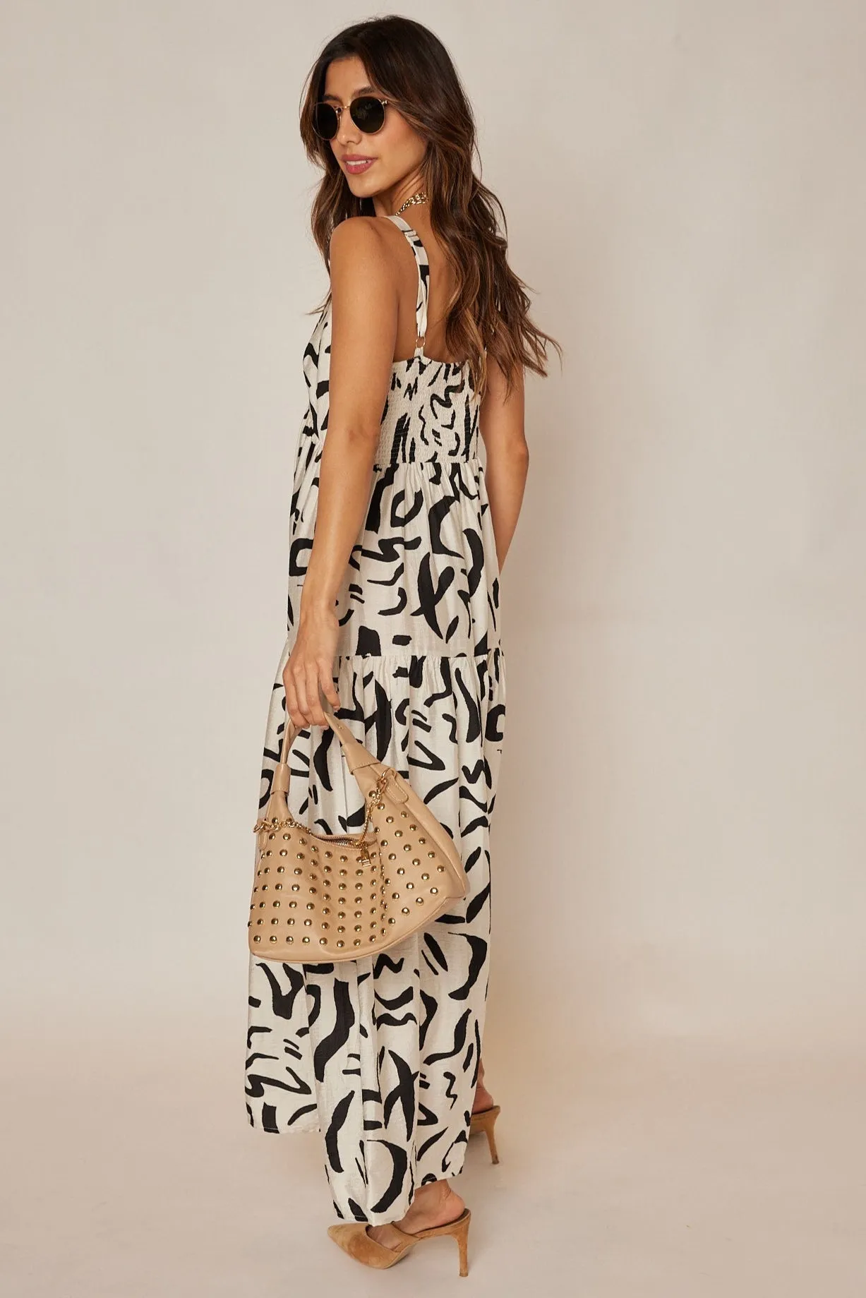 Margaret Pattern Maxi Dress