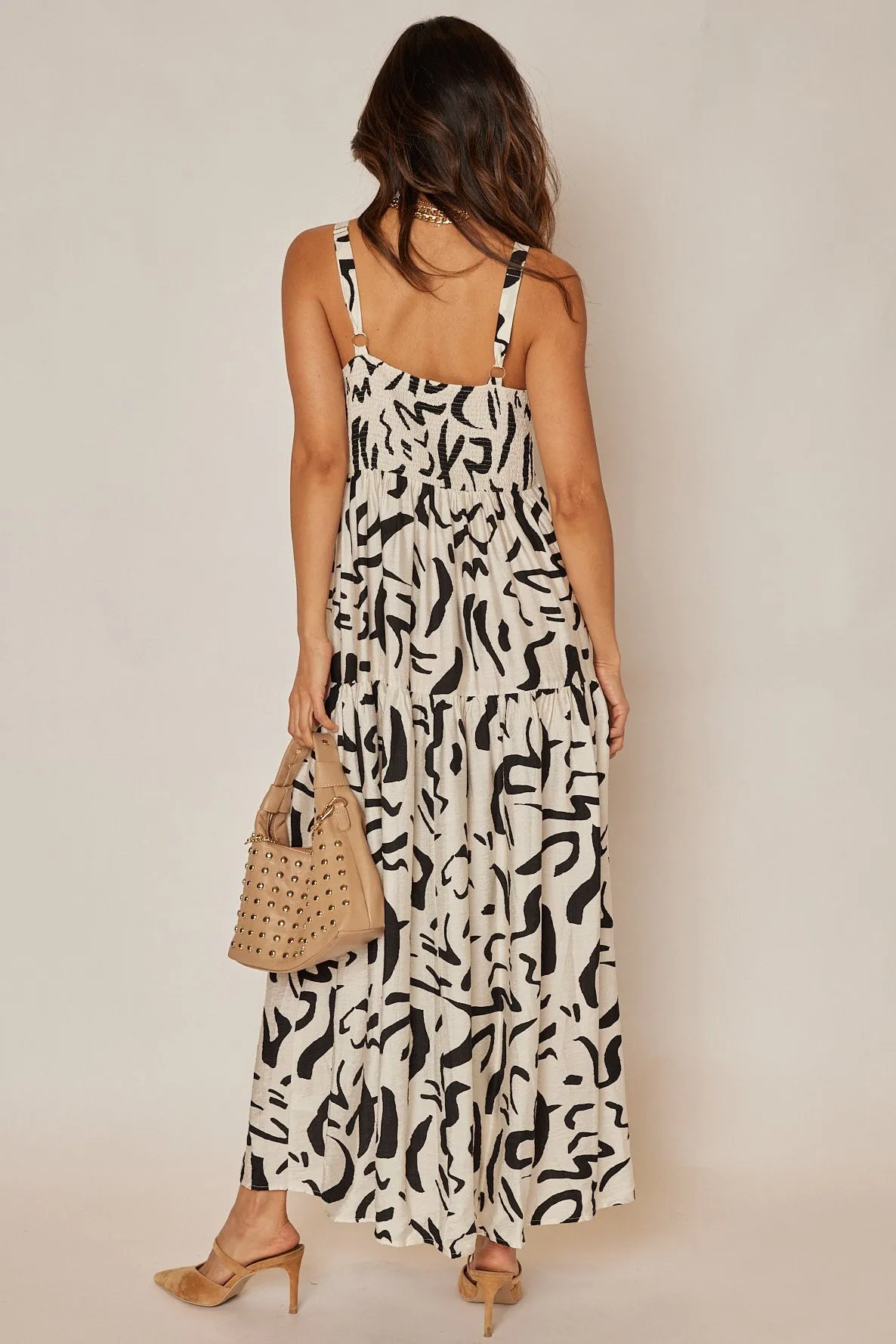 Margaret Pattern Maxi Dress