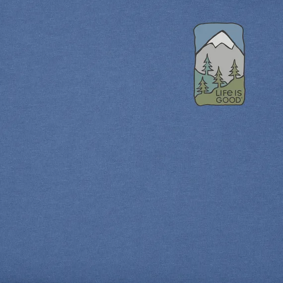 Men's Quirky Wander Hike Crusher-LITE Short-Sleeve Tee - Vintage Blue