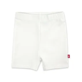 Organic Cotton Bike Short - White