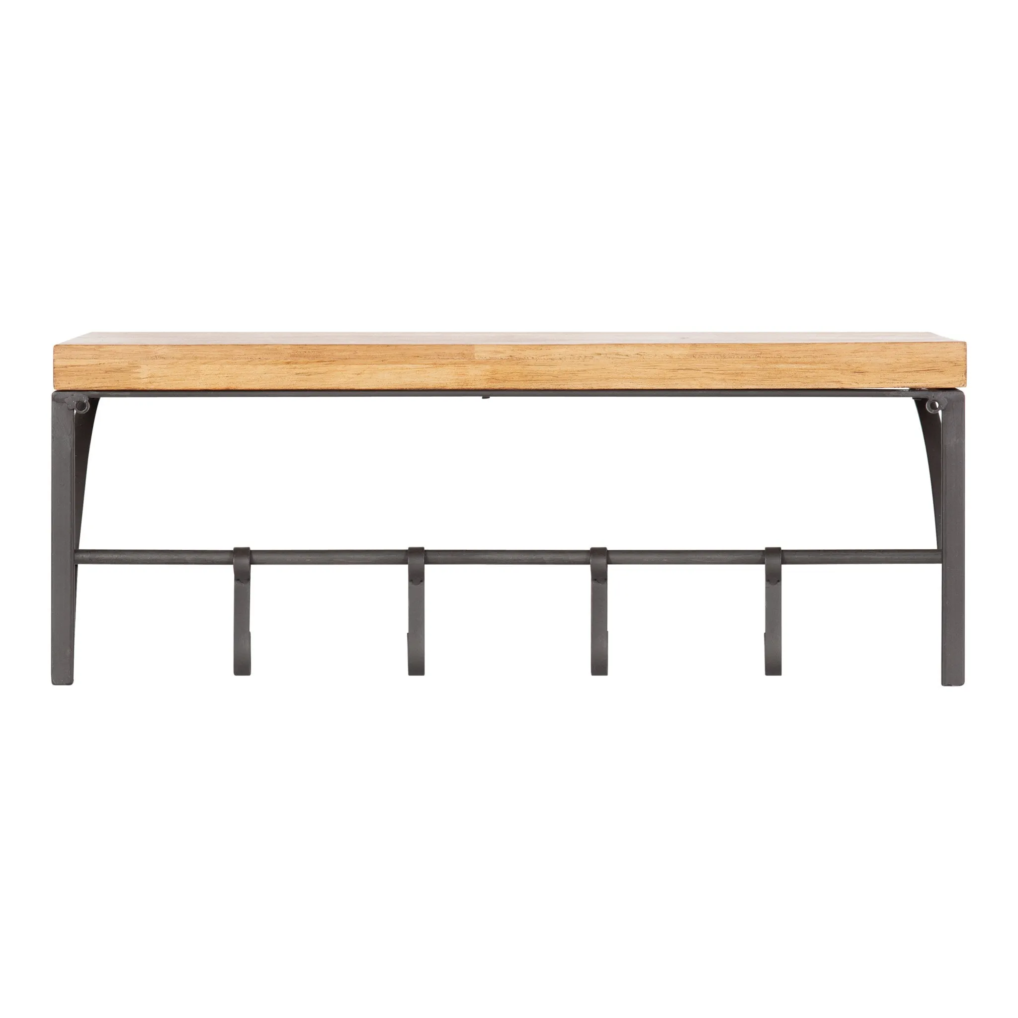 Ozias Shelf with Hooks