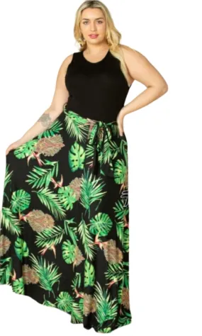 Palm Maxi Dress