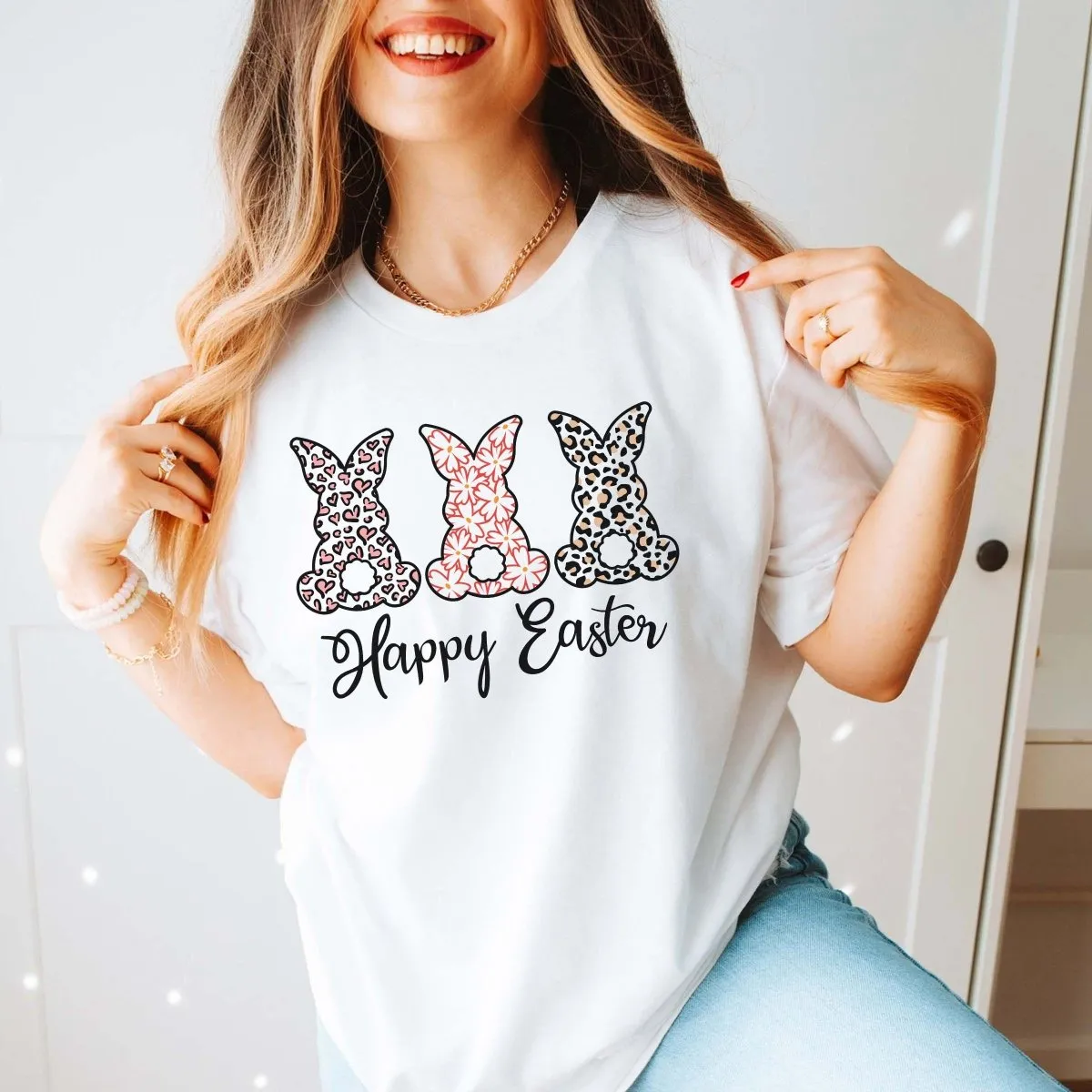Patterned Bunnies Tee
