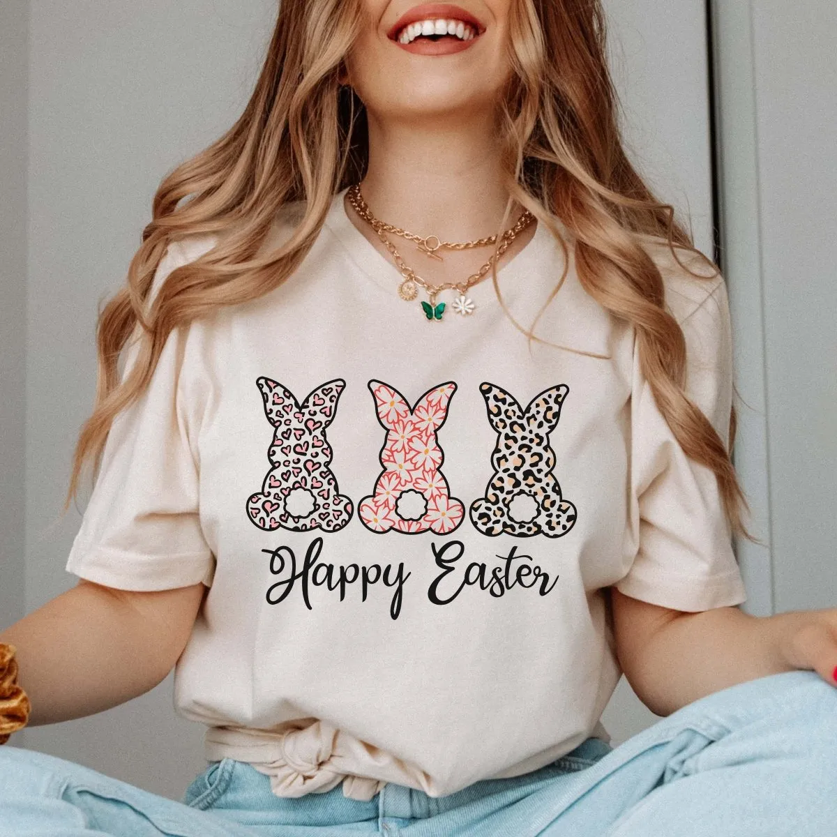Patterned Bunnies Tee