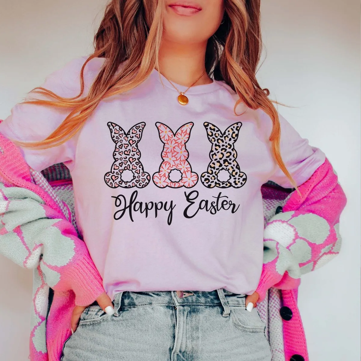 Patterned Bunnies Tee