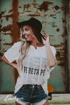 Pi Beta Phi Simple Graphic Henley
