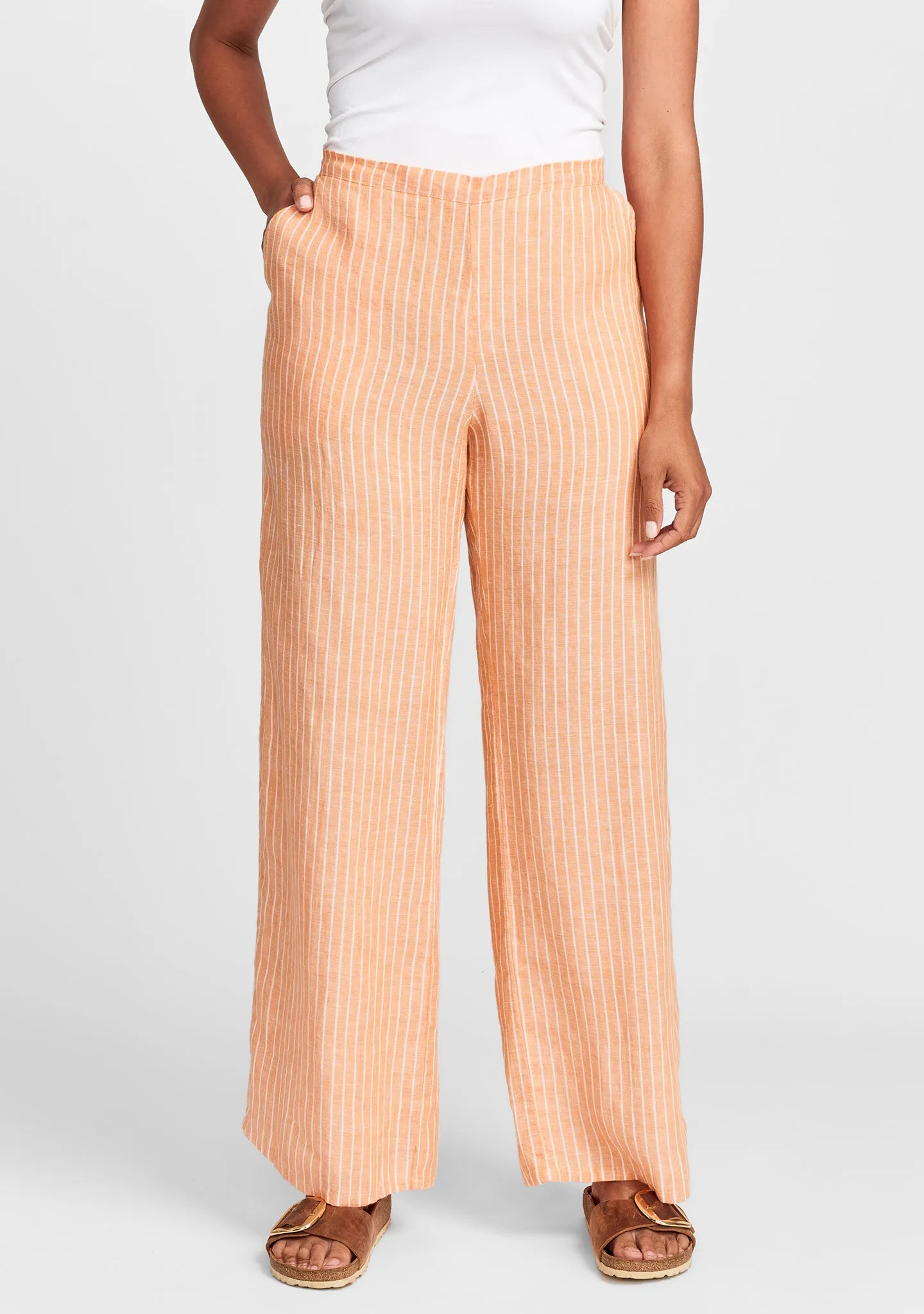 Playful Pant - Wide Leg Linen Pants - FINAL SALE