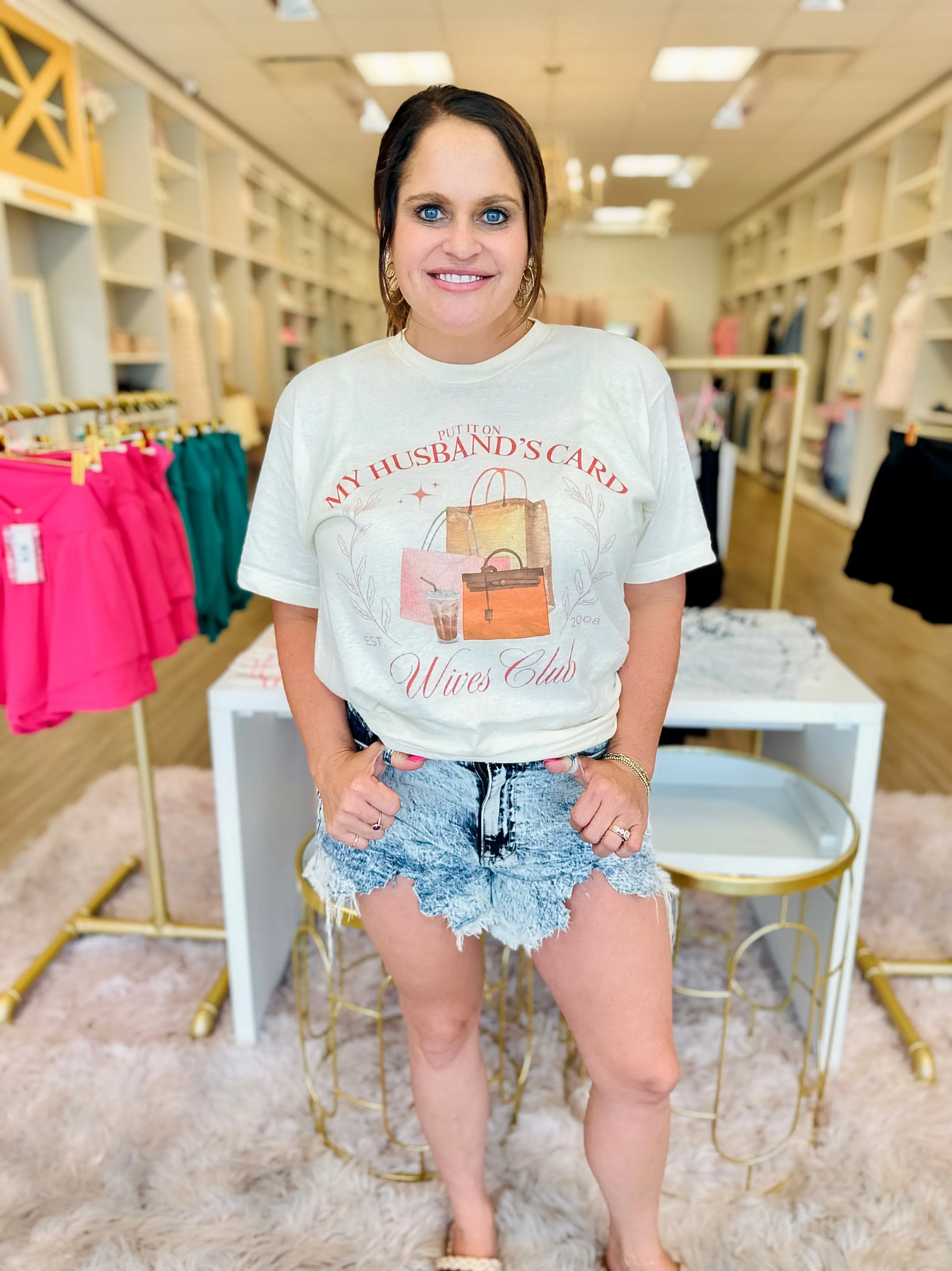 Put it on my Husband's Card Tee