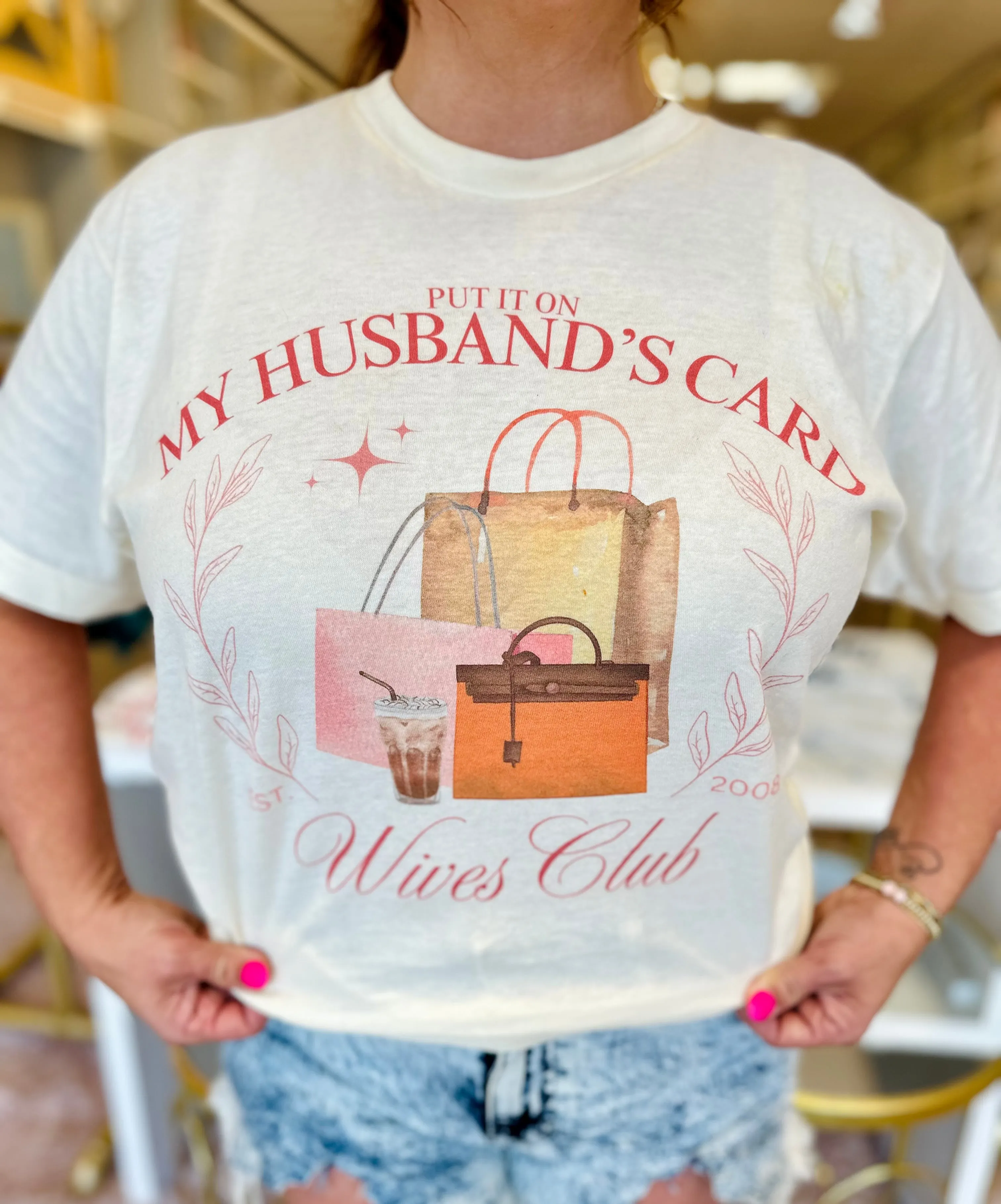 Put it on my Husband's Card Tee
