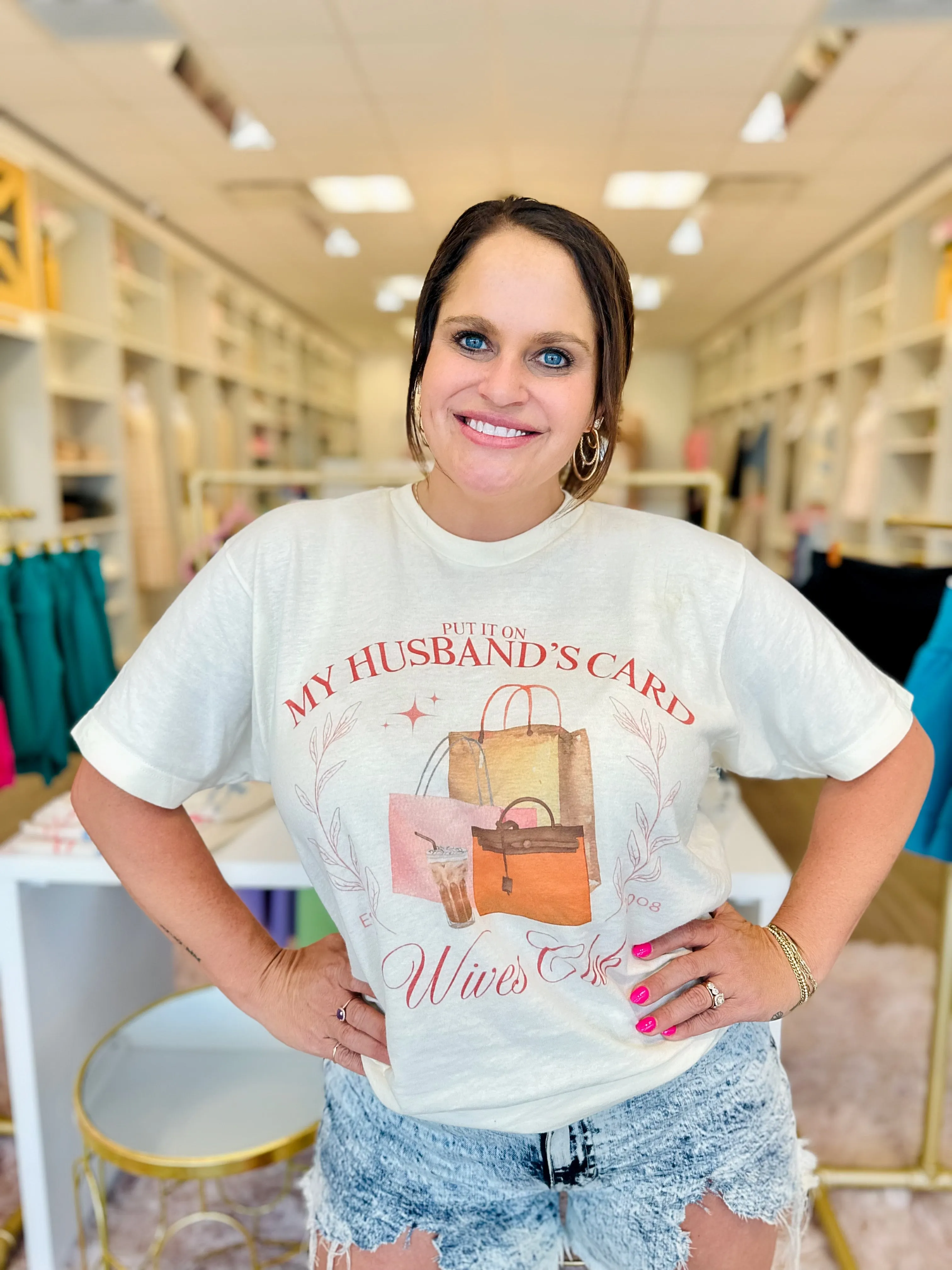 Put it on my Husband's Card Tee