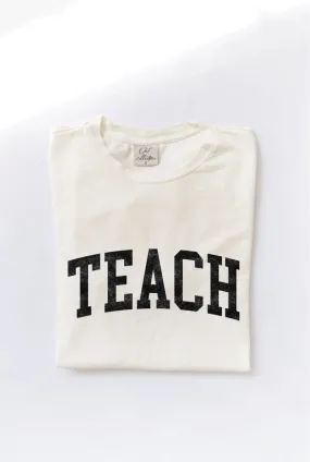 Teach Mineral Washed Graphic Top