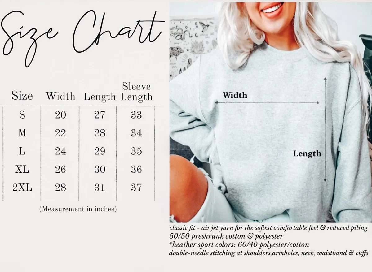 Teacher Floral Wholesale Crew Sweatshirt